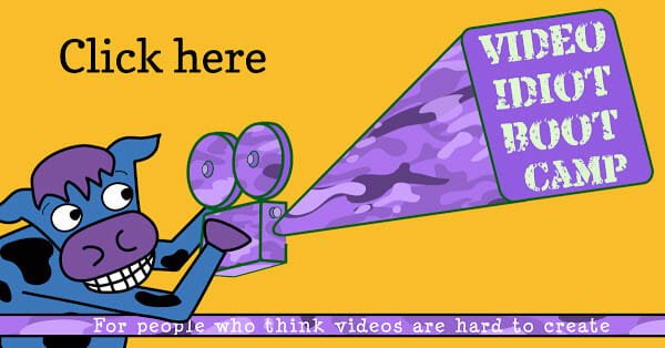 Don’t Be a V.I.D.I.O.T.!  It’s Time to Enlist in Video Idiot Boot Camp!