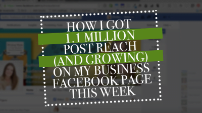 1.1 Million post reach on Facebook